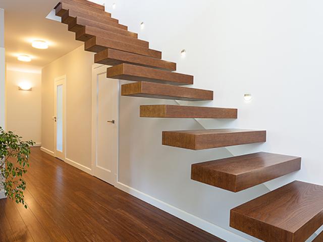 Escalier sur-mesure métal et bois 